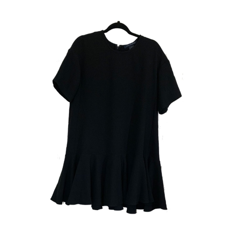 French Connection Women Half Sleeve Shirt Black XS